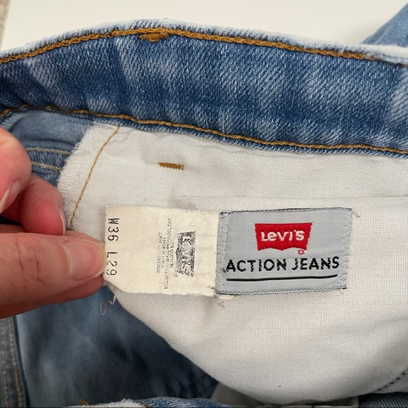 Vintage Levi’s Brown Tab Action Jeans SZ 34 - Picture 4 of 15